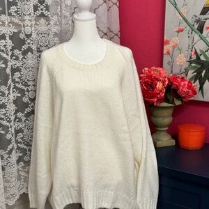 old navy cream sweater